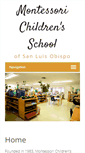 Mobile Screenshot of montessoriofslo.com